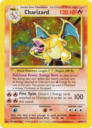 Charizard (4/102) [Base Set Unlimited] | Card Merchant Takapuna