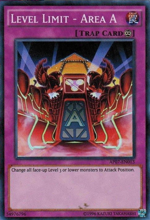 Level Limit - Area A [AP07-EN013] Super Rare | Card Merchant Takapuna