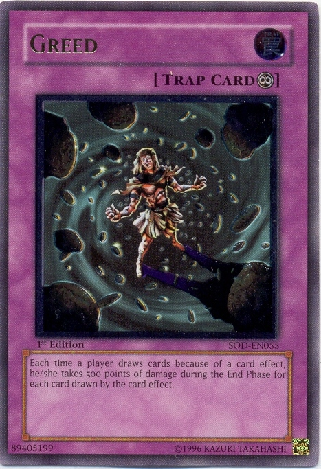 Greed [SOD-EN055] Ultimate Rare | Card Merchant Takapuna