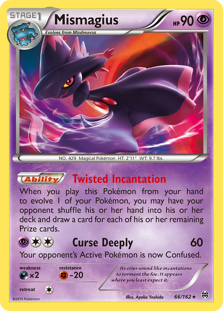 Mismagius (66/162) [XY: BREAKthrough] | Card Merchant Takapuna