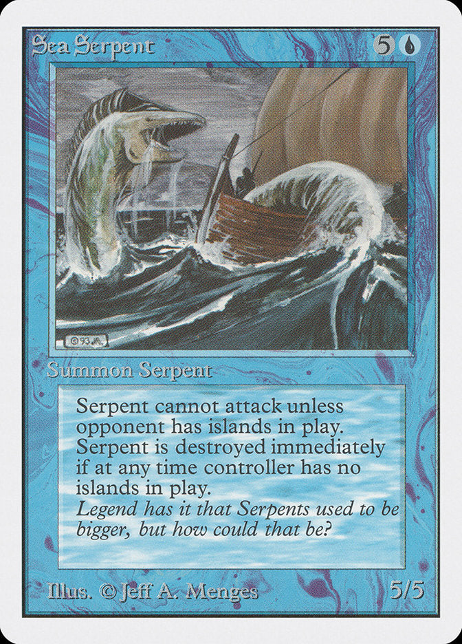 Sea Serpent [Unlimited Edition] | Card Merchant Takapuna