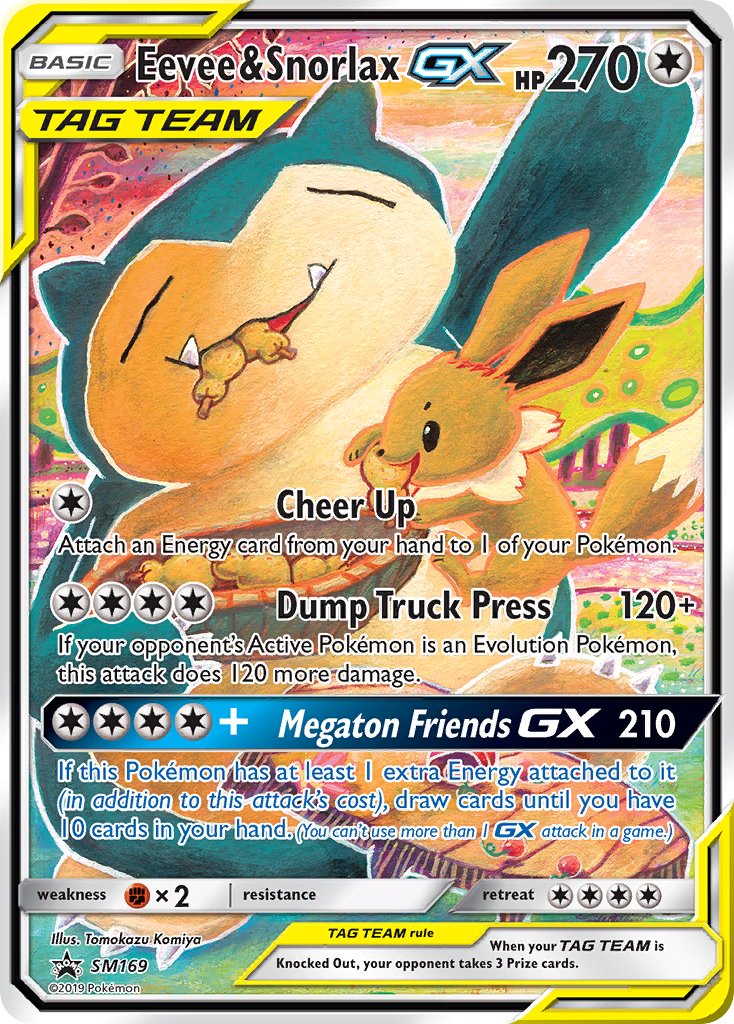 Eevee & Snorlax GX (SM169) [Sun & Moon: Black Star Promos] | Card Merchant Takapuna