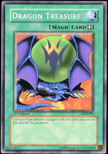 Dragon Treasure [LOB-092] Common | Card Merchant Takapuna