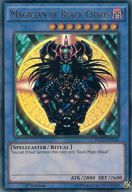 Magician of Black Chaos [YGLD-ENC01] Ultra Rare | Card Merchant Takapuna