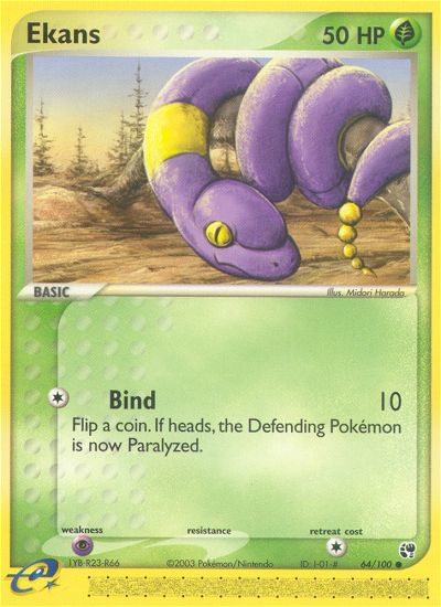 Ekans (64/100) [EX: Sandstorm] | Card Merchant Takapuna