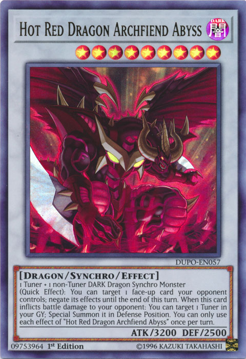 Hot Red Dragon Archfiend Abyss [DUPO-EN057] Ultra Rare | Card Merchant Takapuna