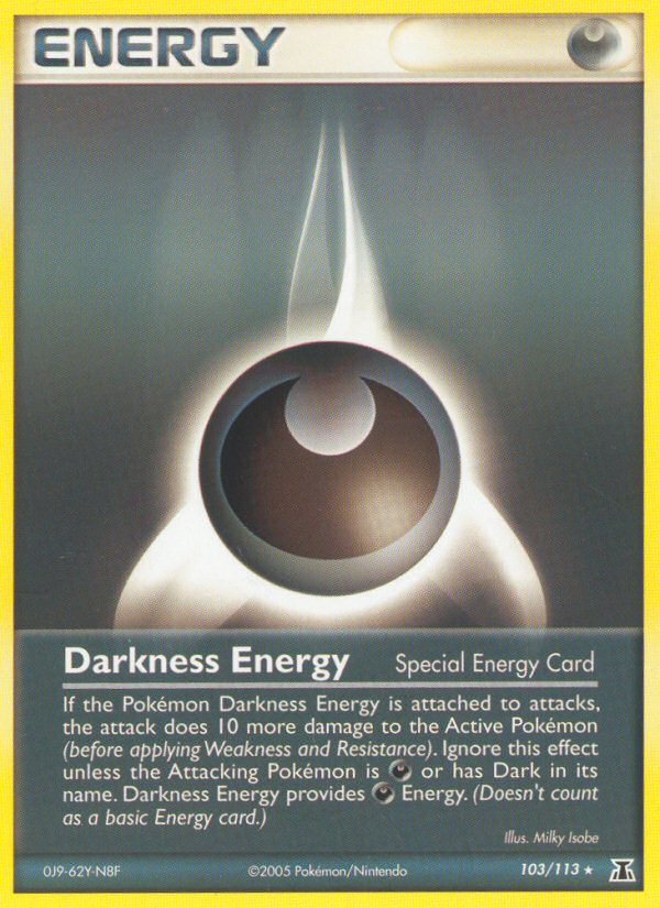 Darkness Energy (103/113) [EX: Delta Species] | Card Merchant Takapuna