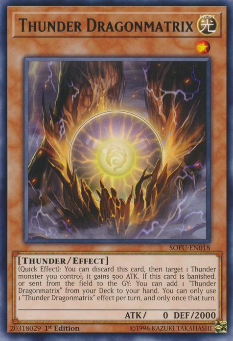 Thunder Dragonmatrix [SOFU-EN018] Rare | Card Merchant Takapuna