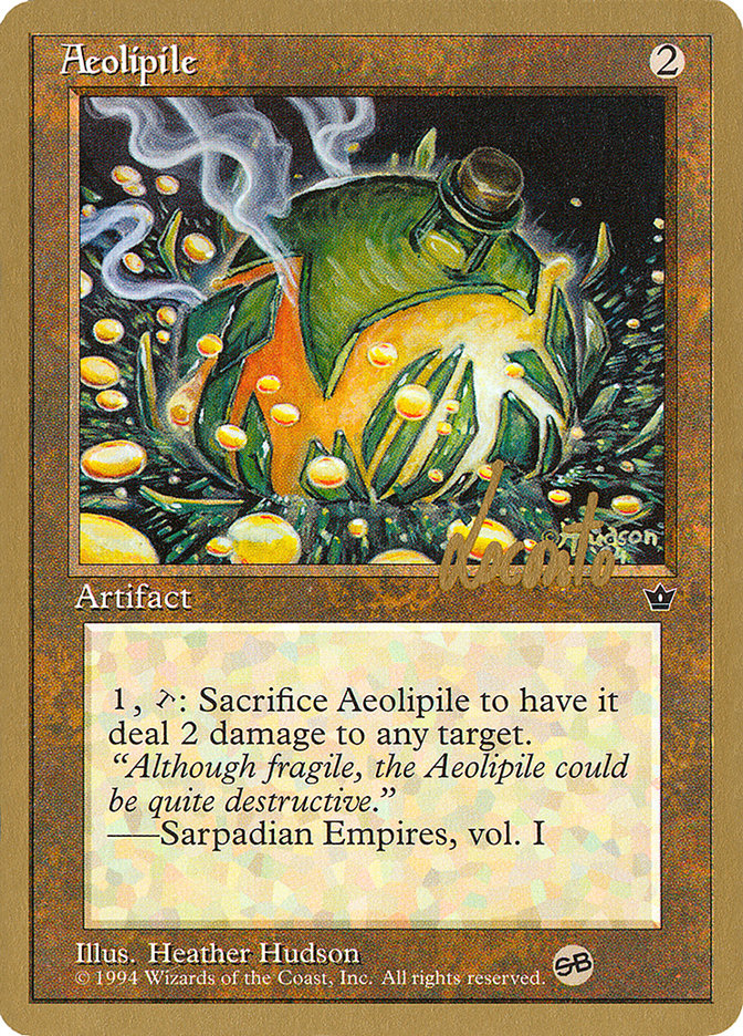 Aeolipile (Michael Loconto) (SB) [Pro Tour Collector Set] | Card Merchant Takapuna