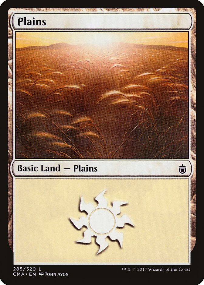 Plains (285) [Commander Anthology] | Card Merchant Takapuna