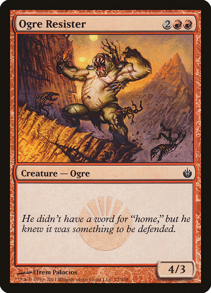 Ogre Resister [Mirrodin Besieged] | Card Merchant Takapuna