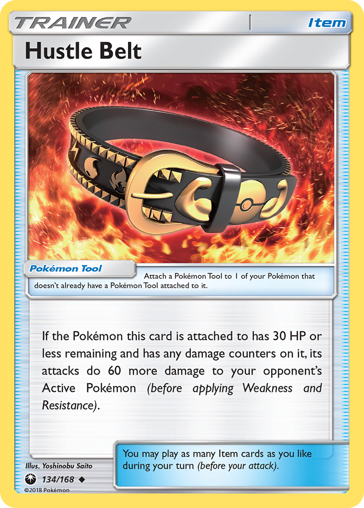 Hustle Belt (134/168) [Sun & Moon: Celestial Storm] | Card Merchant Takapuna