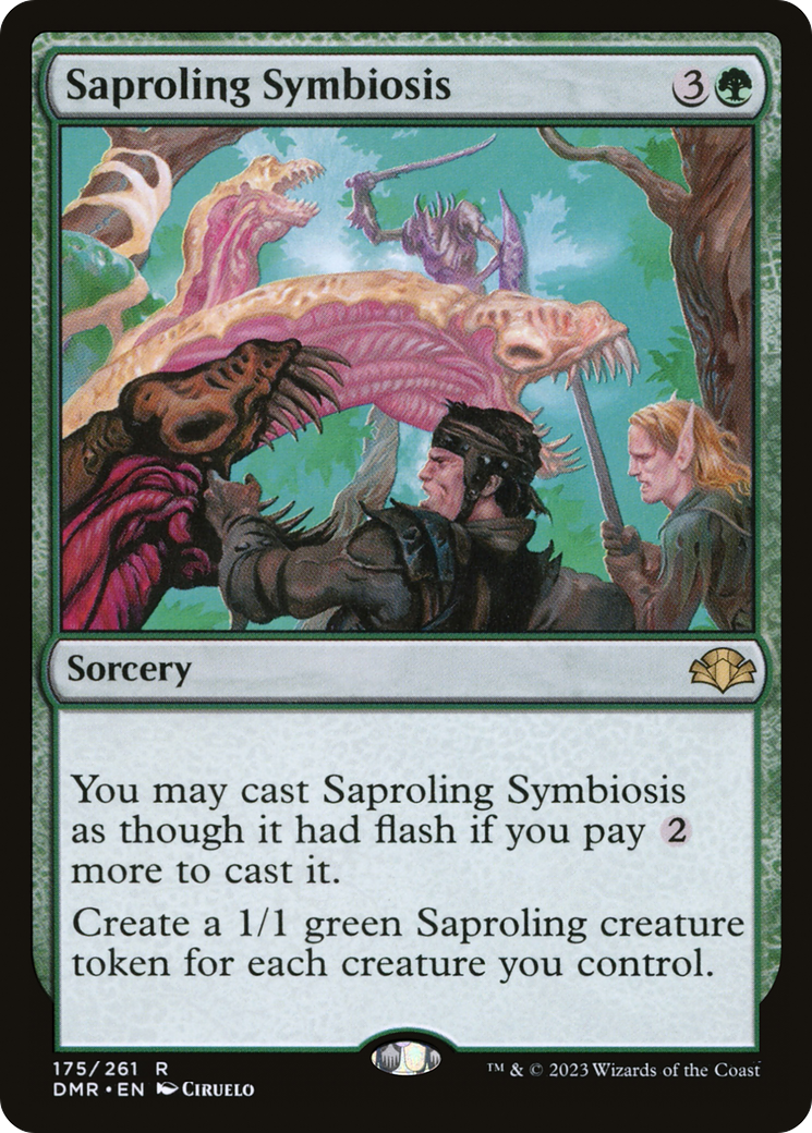 Saproling Symbiosis [Dominaria Remastered] | Card Merchant Takapuna