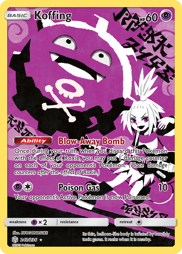 Koffing (243/236) [Sun & Moon: Cosmic Eclipse] | Card Merchant Takapuna