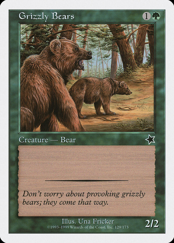 Grizzly Bears [Starter 1999] | Card Merchant Takapuna