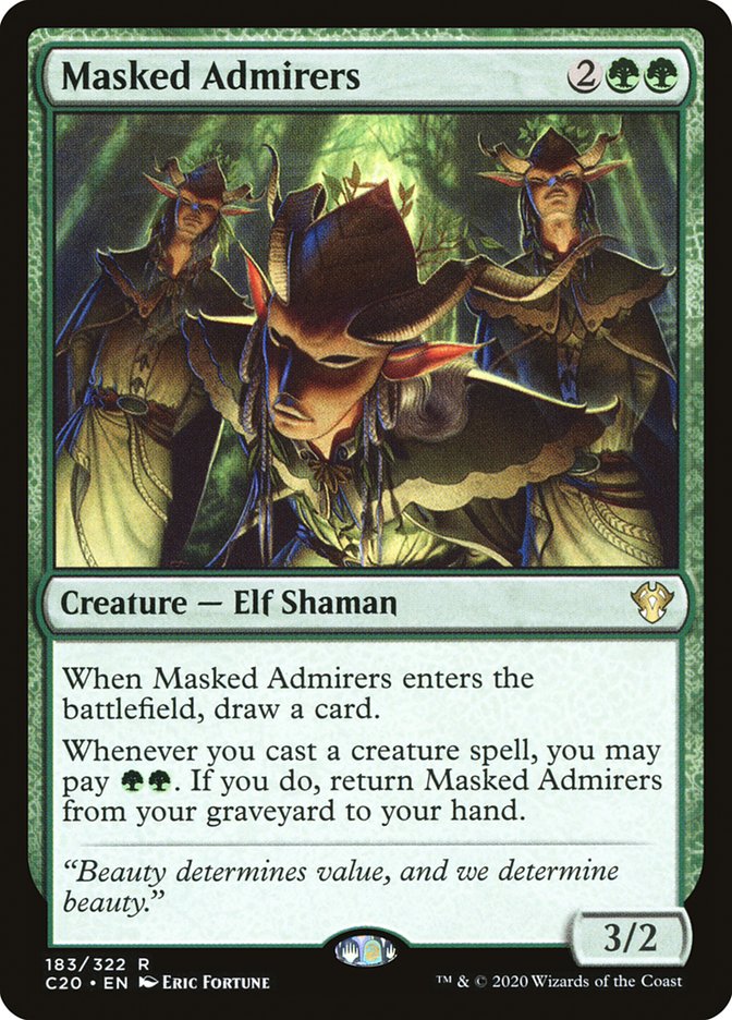 Masked Admirers [Commander 2020] | Card Merchant Takapuna