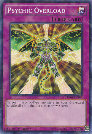 Psychic Overload [BP03-EN207] Shatterfoil Rare | Card Merchant Takapuna