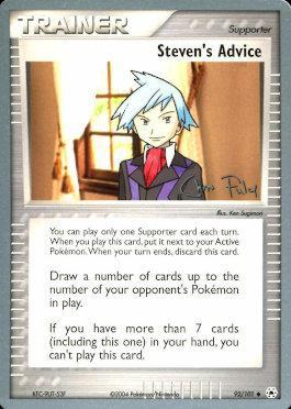 Steven's Advice (92/101) (Blaziken Tech - Chris Fulop) [World Championships 2004] | Card Merchant Takapuna