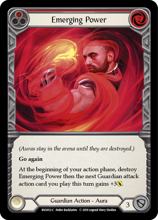 Emerging Power (Red) [BVO012-C] (Bravo Hero Deck)  1st Edition Normal | Card Merchant Takapuna