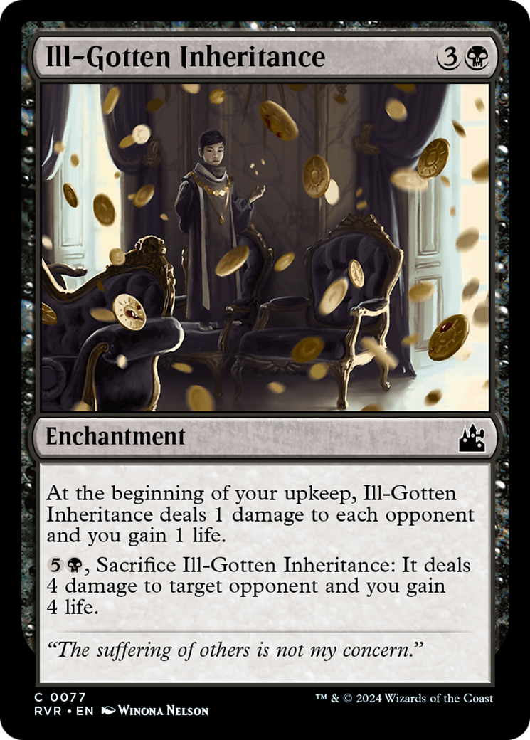 Ill-Gotten Inheritance [Ravnica Remastered] | Card Merchant Takapuna