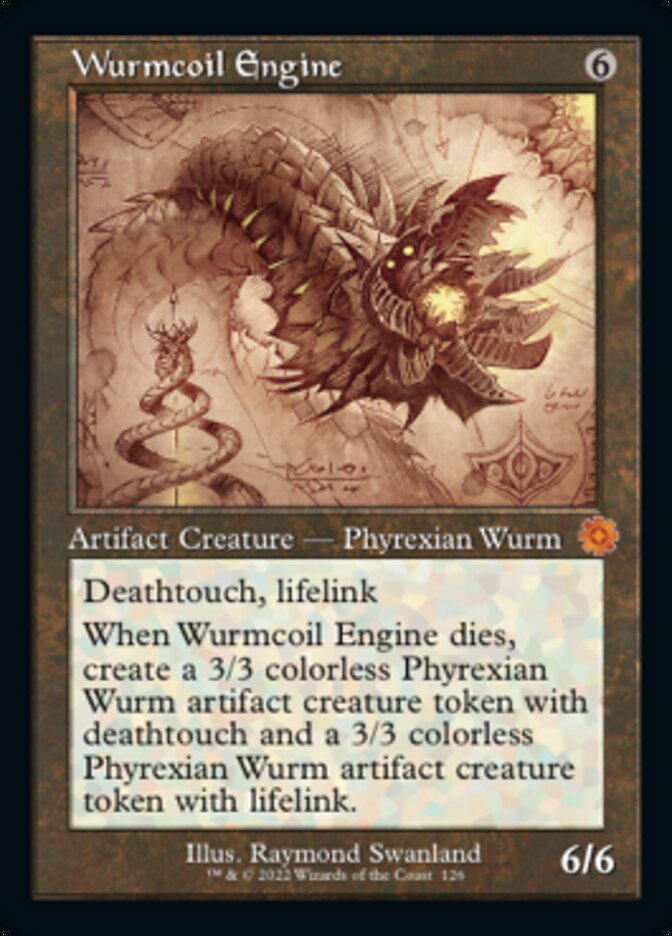 Wurmcoil Engine (Retro Schematic) [The Brothers' War Retro Artifacts] | Card Merchant Takapuna