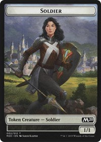 Soldier // Zombie Double-Sided Token [Game Night 2019 Tokens] | Card Merchant Takapuna