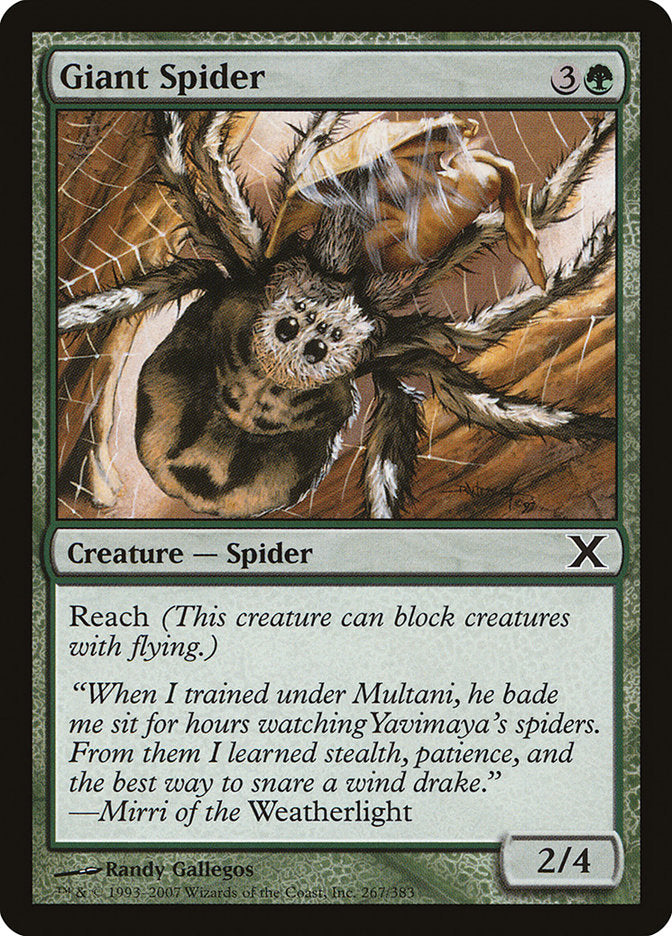 Giant Spider [Tenth Edition] | Card Merchant Takapuna