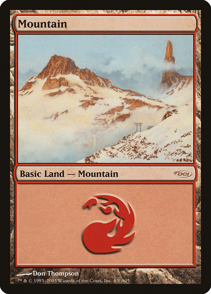 Mountain (4) [Arena League 2005] | Card Merchant Takapuna