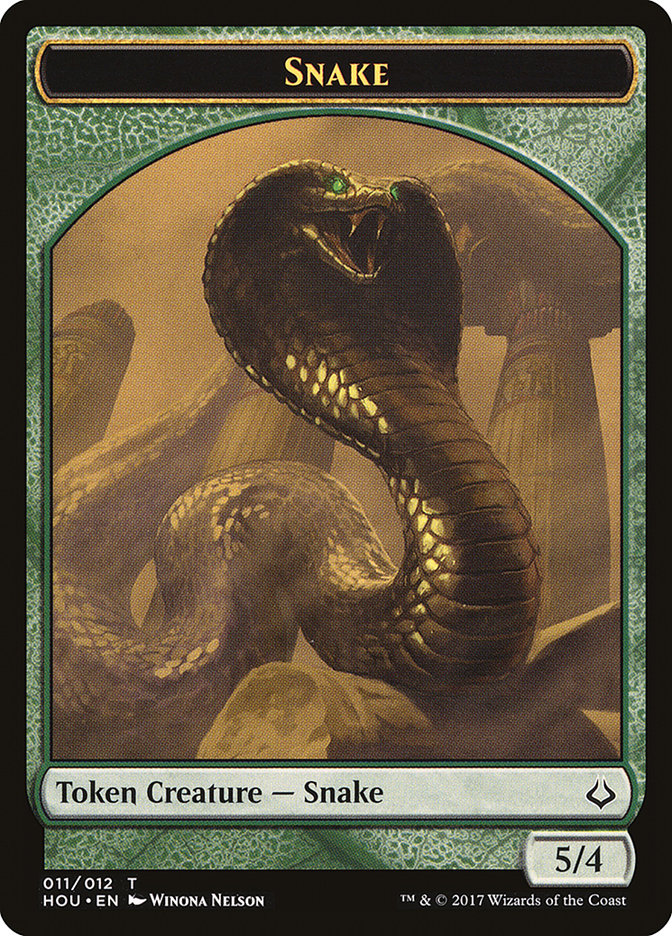 Snake Token [Hour of Devastation Tokens] | Card Merchant Takapuna