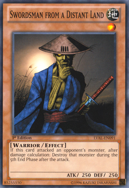 Swordsman from a Distant Land [LVAL-EN091] Common | Card Merchant Takapuna