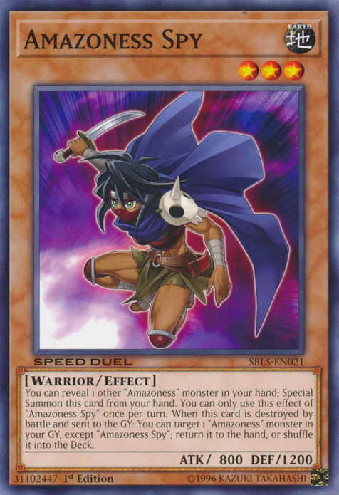 Amazoness Spy [SBLS-EN021] Common | Card Merchant Takapuna