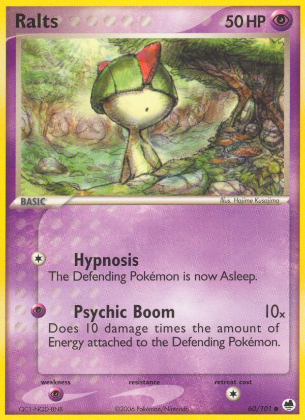 Ralts (60/101) [EX: Dragon Frontiers] | Card Merchant Takapuna