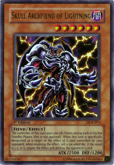 Skull Archfiend of Lightning [DCR-073] Ultra Rare | Card Merchant Takapuna