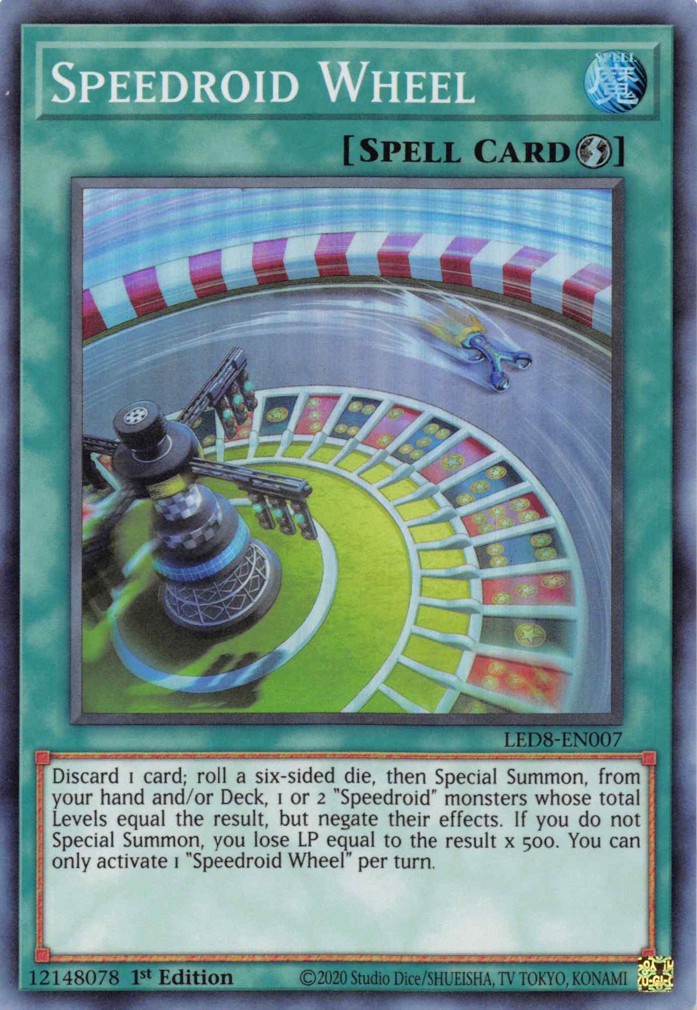 Speedroid Wheel [LED8-EN007] Super Rare | Card Merchant Takapuna