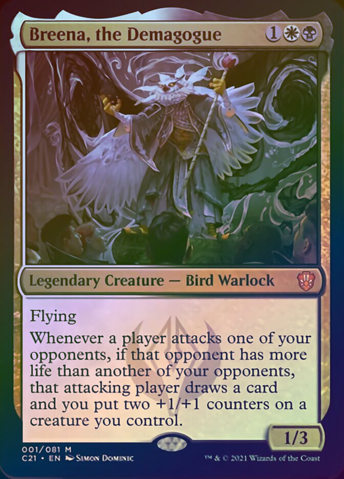 Breena, the Demagogue (Display Commander) [Commander 2021] | Card Merchant Takapuna