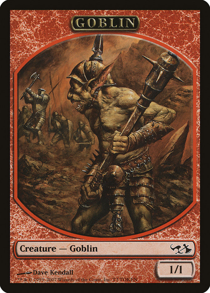 Goblin Token [Duel Decks: Elves vs. Goblins Tokens] | Card Merchant Takapuna