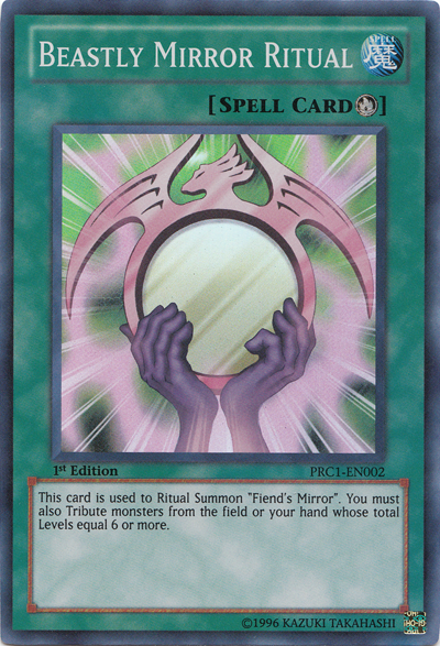 Beastly Mirror Ritual [PRC1-EN002] Super Rare | Card Merchant Takapuna