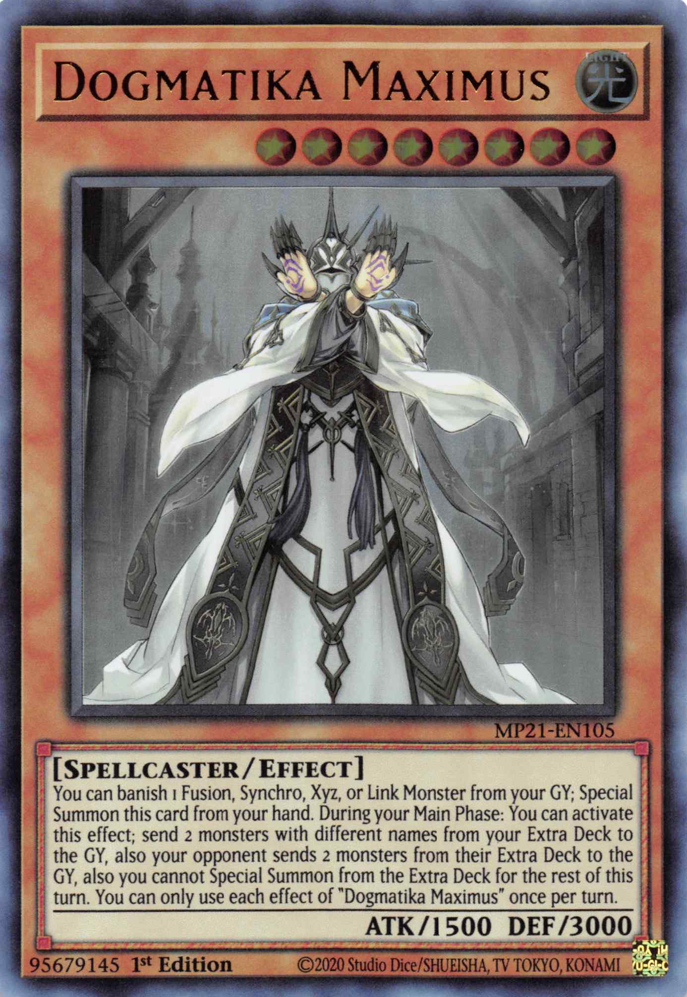 Dogmatika Maximus [MP21-EN105] Ultra Rare | Card Merchant Takapuna