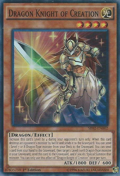 Dragon Knight of Creation [SR02-EN002] Super Rare | Card Merchant Takapuna