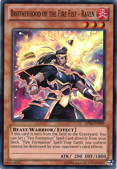 Brotherhood of the Fire Fist - Raven [AP02-EN009] Super Rare | Card Merchant Takapuna