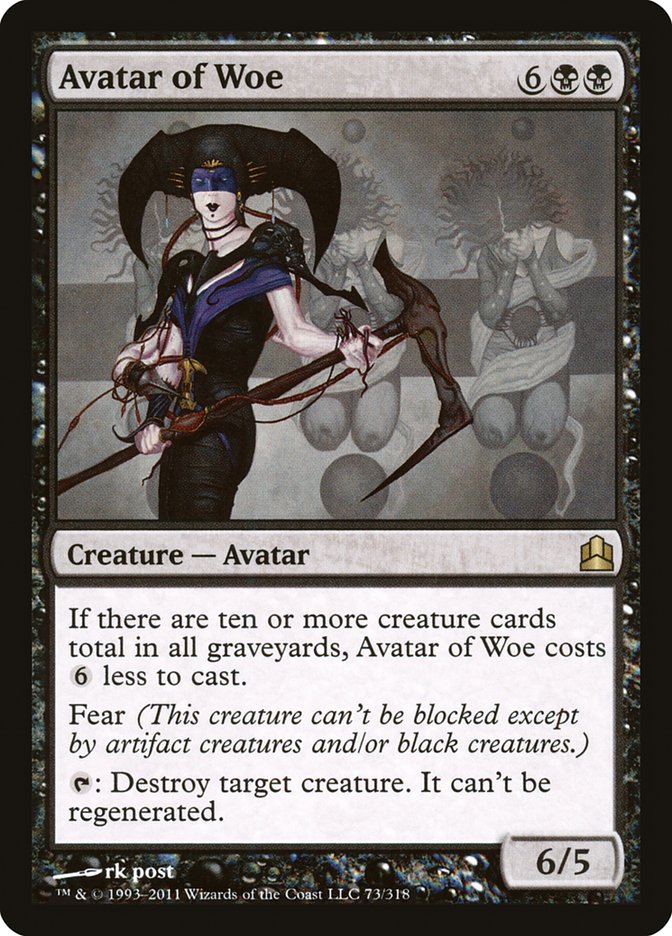 Avatar of Woe [Commander 2011] | Card Merchant Takapuna