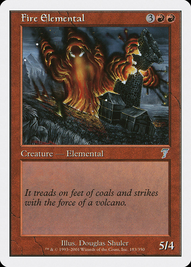 Fire Elemental [Seventh Edition] | Card Merchant Takapuna