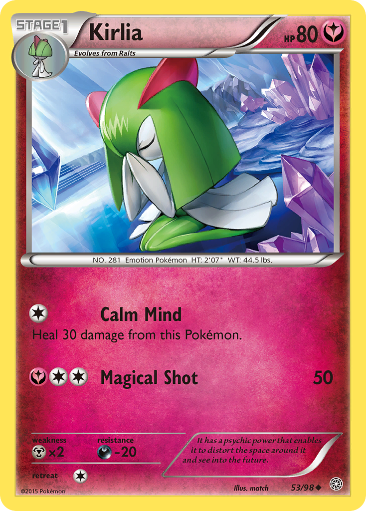 Kirlia (53/98) [XY: Ancient Origins] | Card Merchant Takapuna