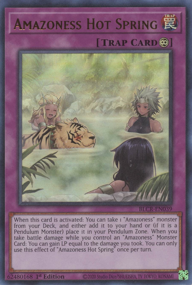 Amazoness Hot Spring [BLCR-EN039] Ultra Rare | Card Merchant Takapuna