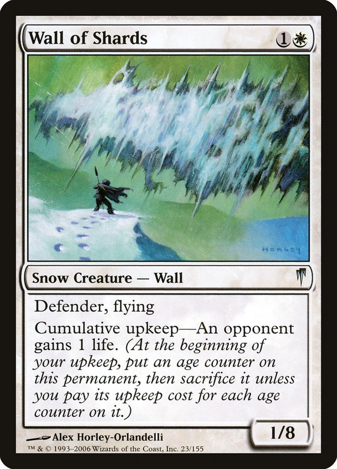 Wall of Shards [Coldsnap] | Card Merchant Takapuna