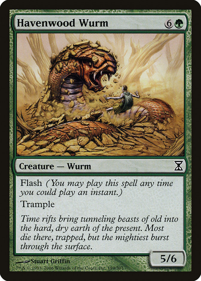 Havenwood Wurm [Time Spiral] | Card Merchant Takapuna