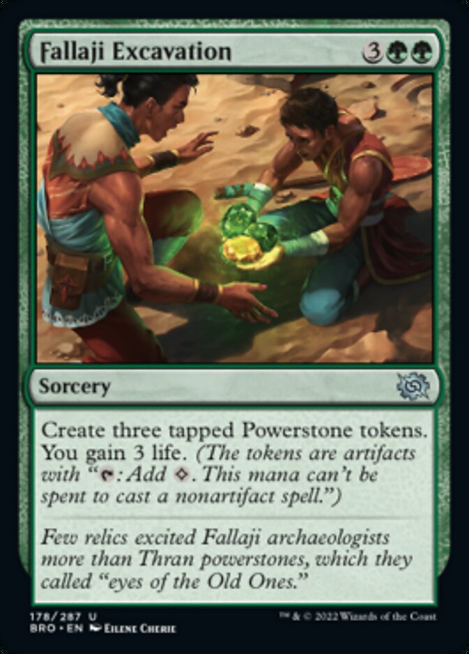 Fallaji Excavation [The Brothers' War] | Card Merchant Takapuna