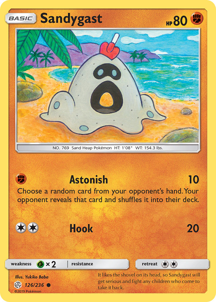 Sandygast (126/236) [Sun & Moon: Cosmic Eclipse] | Card Merchant Takapuna