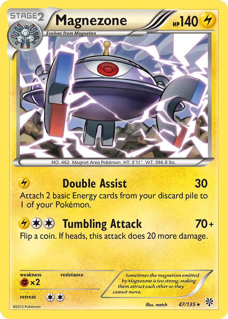 Magnezone (47/135) [Black & White: Plasma Storm] | Card Merchant Takapuna