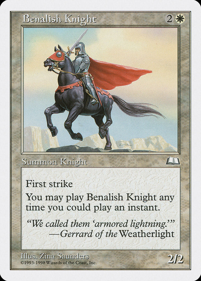 Benalish Knight [Anthologies] | Card Merchant Takapuna